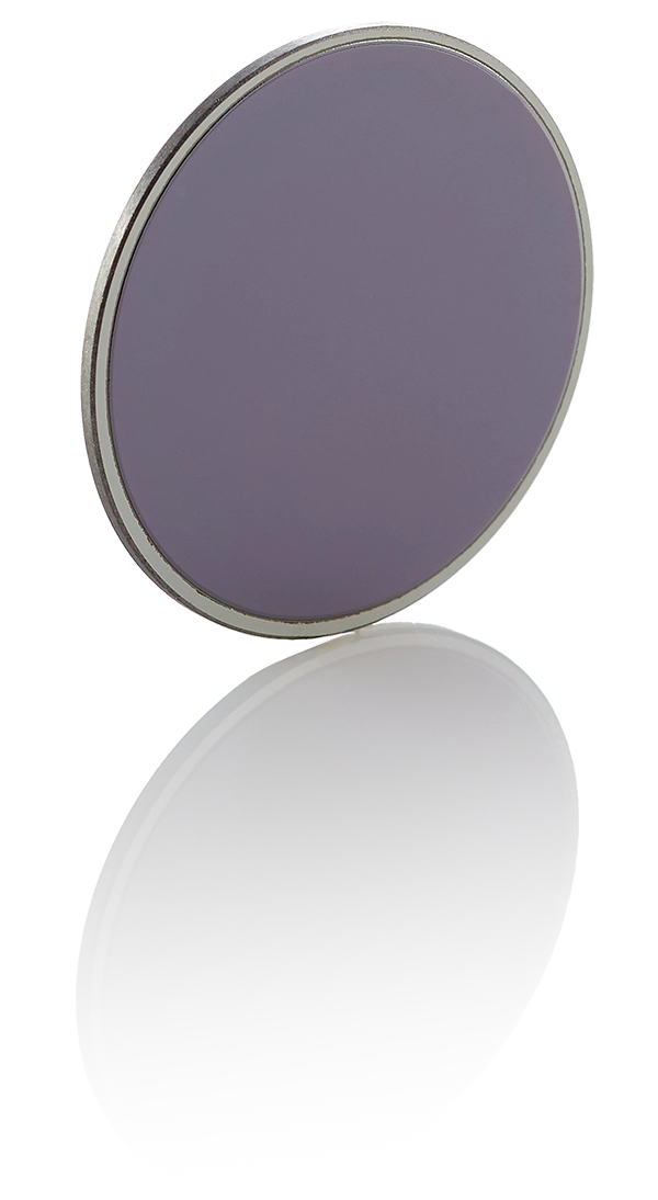Optical filter or component from Andover Corporation shown on a white background.